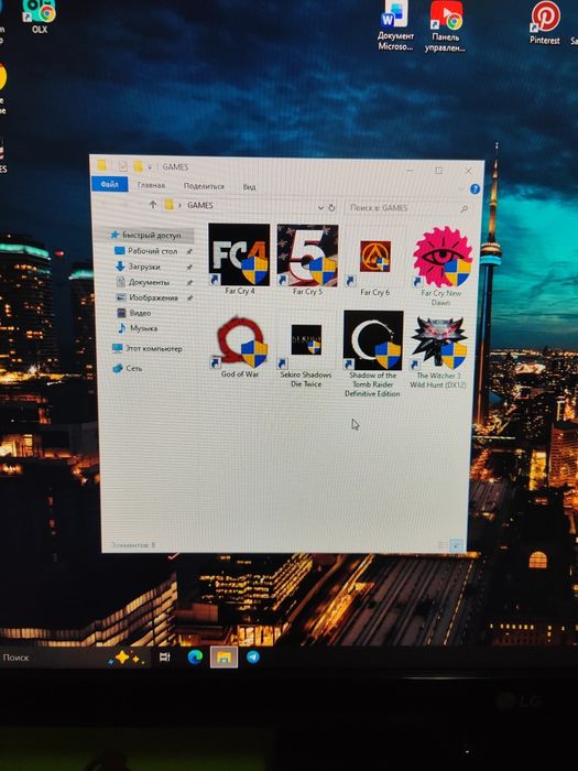 Игровой Компьютер DDR 4 RX 580 Core i5 6500 Ozu 16 GB Gamer keys