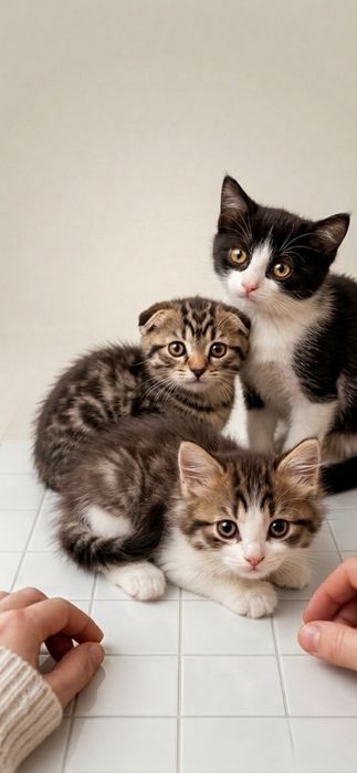 Милые котята в добрые руки — ищут любящих хозяев