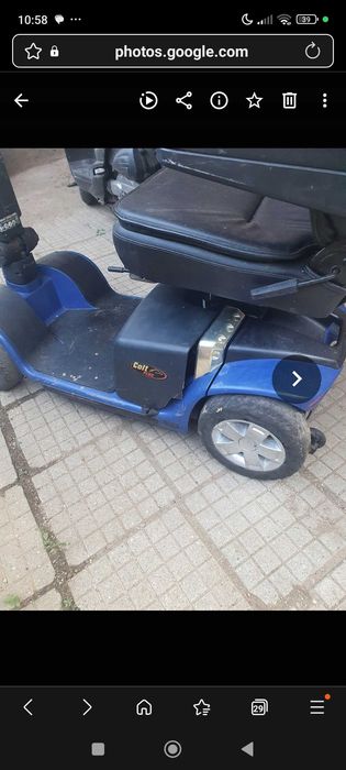 Инвалидна количка на ток