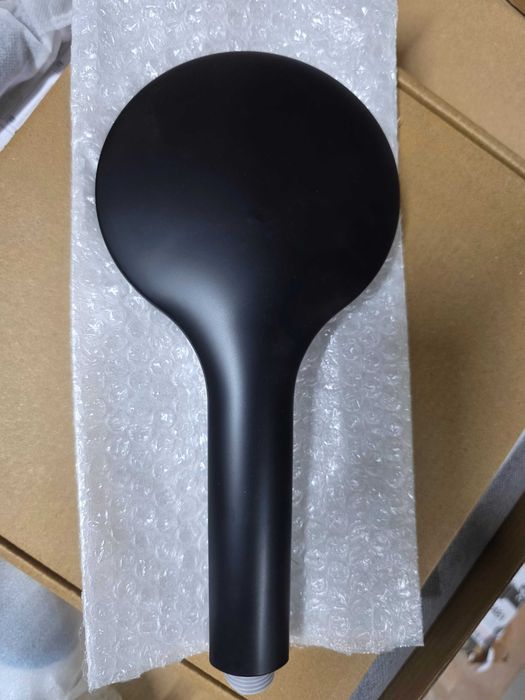 Sistem de duș cu efect de ploaie Görbach fără robinet de duș Economisire apă Negru mat (D25MB)