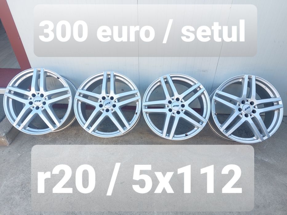 Set jante aluminiu r20 / Mercedes Vw Audi Skoda Seat / 5x112 / ET 29