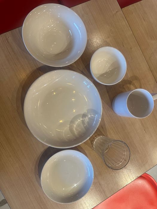 Белая посуда б/у