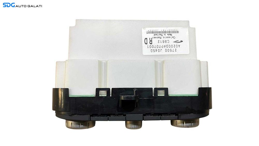 Panou Modul Unitate Comanda AC Aer Conditionat Clima Dublu Climatronic Nissan Qashqai J10 2007 - 2013 Cod 27500JD45D [LC1217]