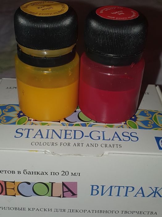 Акриловые краски для витража 2000 тенге