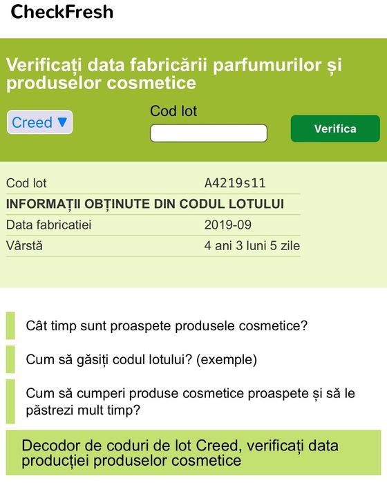 Apa de parfum Creed Aventus Original