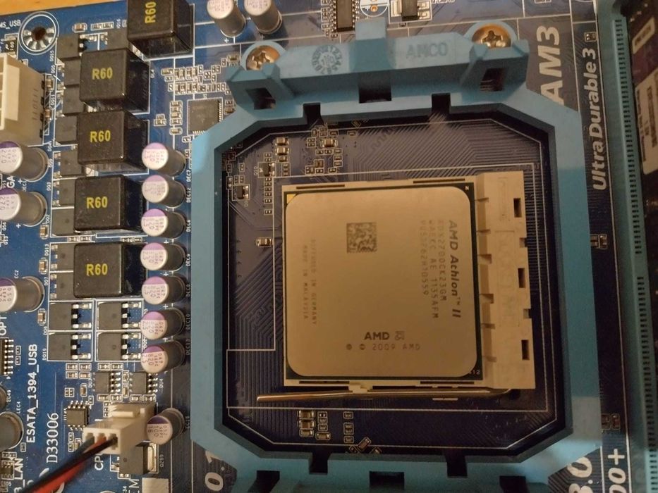 Placa de baza Gigabyte socket AM3, hdmi, Athlon 3.4Ghz+Cooler, testata