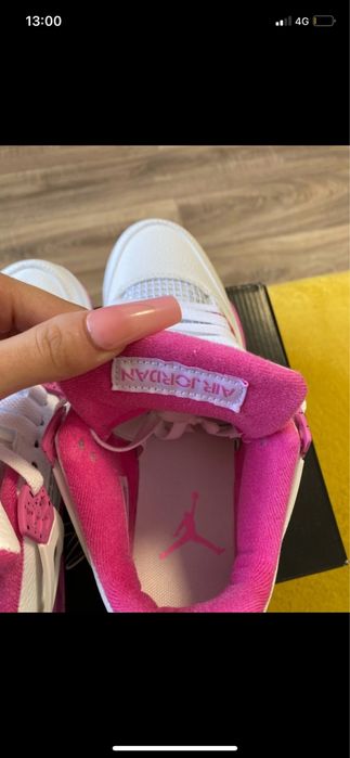 Jordan 4 oreo pink 38