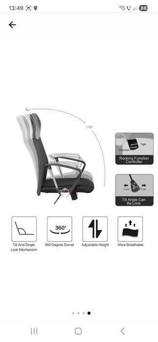 Scaun de birou ergonomic Kring Fit