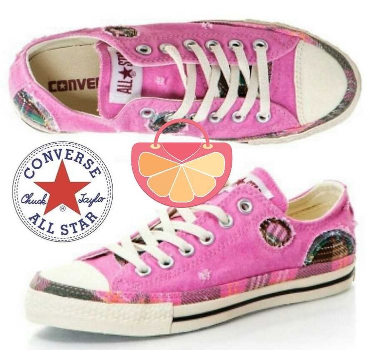 %ПРОМО% CONVERSE ALL STAR № 37½ – Дамски цветни кецове "PALE PINK" нов
