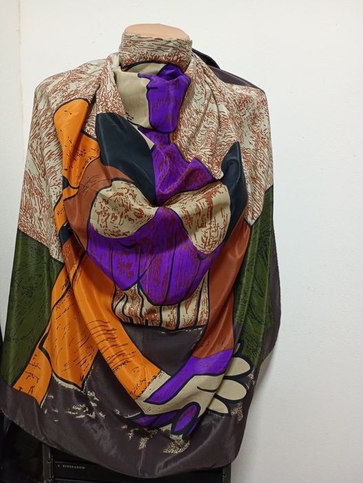 Eșarfă matase sau obiect de colecție after Picasso 89 cm o