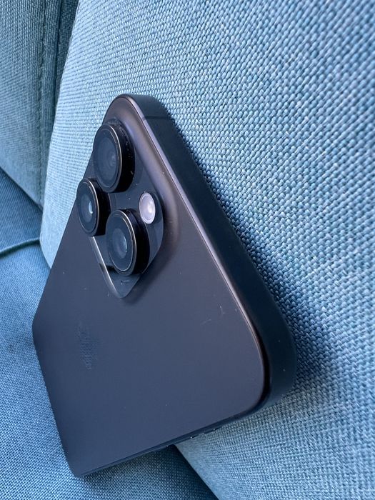 Корпус титаниев за iPhone 15 Pro Max 100% орг.!  Black titanium