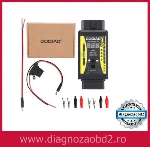 Convertor Godiag GT106 PLUS, 12V la 24V, interfata diagnoza Thinkdiag