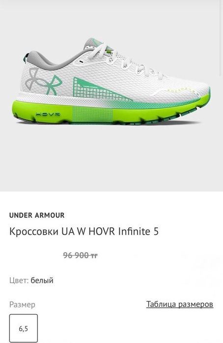 Оригинал Under Armour женские кроссовки