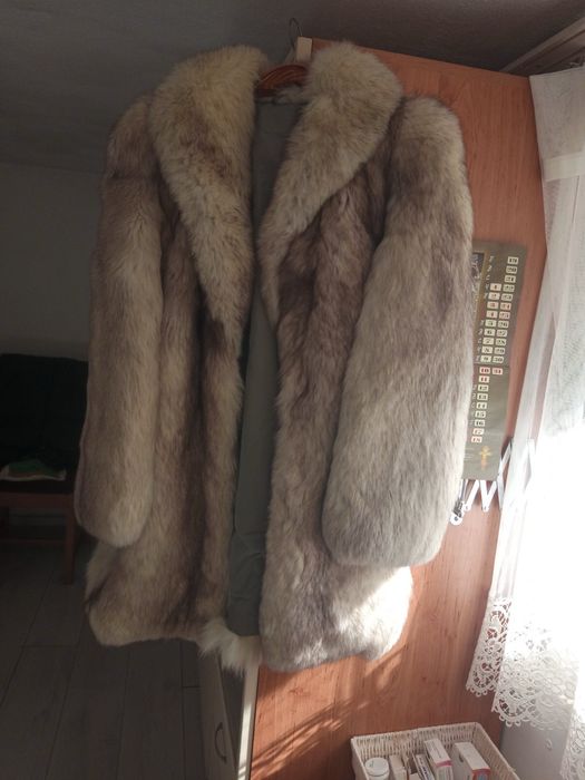 Палто от естесвена кожа косъм