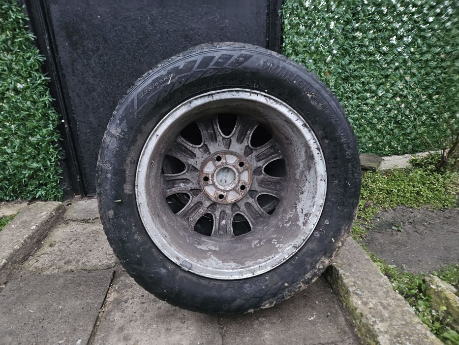 Лети джанти 16 5х112 с ъс зимни гуми 205 55 16 за Audi Vw Seat Skoda
Л
