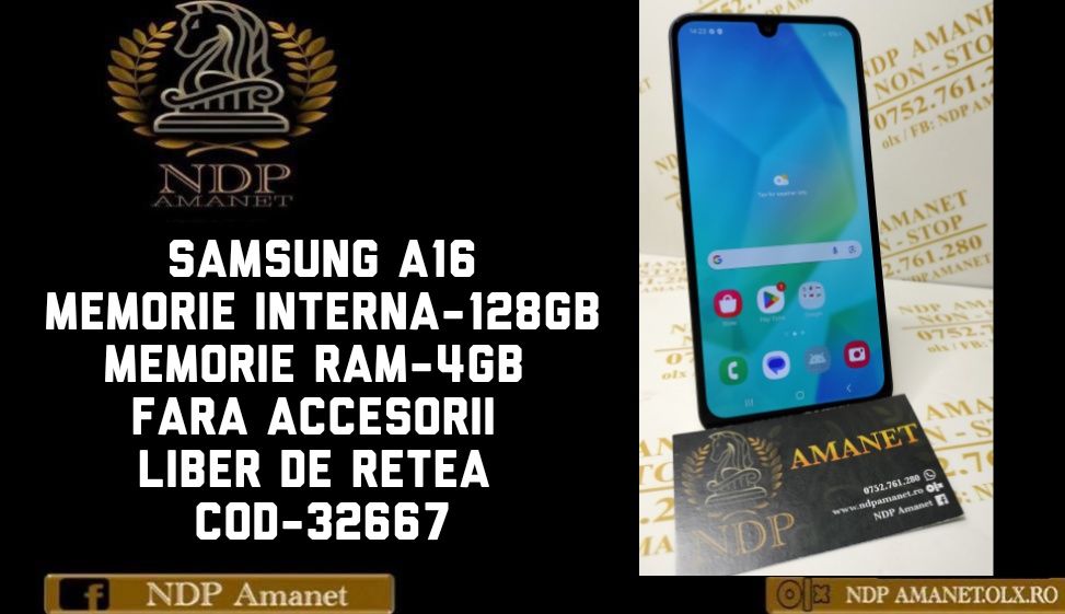 NDP Amanet Brăila Samsung A16 128gb (32667)