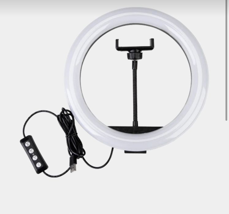 Светодиодная кольцевая цветная селфи лампа-кольцо