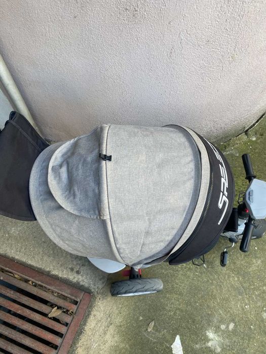 LORELLI Premium Триколка 360° SPEEDY Air Grey Black