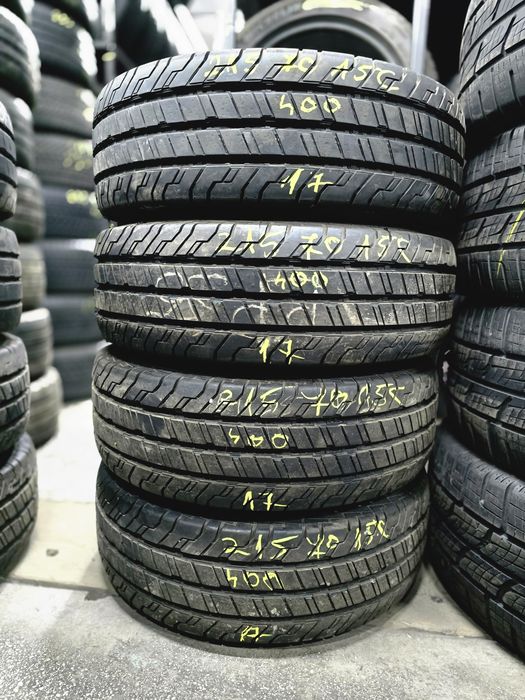 Set Jante Fiat Ducato + anvelope 215/70/15C vara Continental NOI