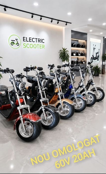 Scuter electric nou cu baterie detașabilă
