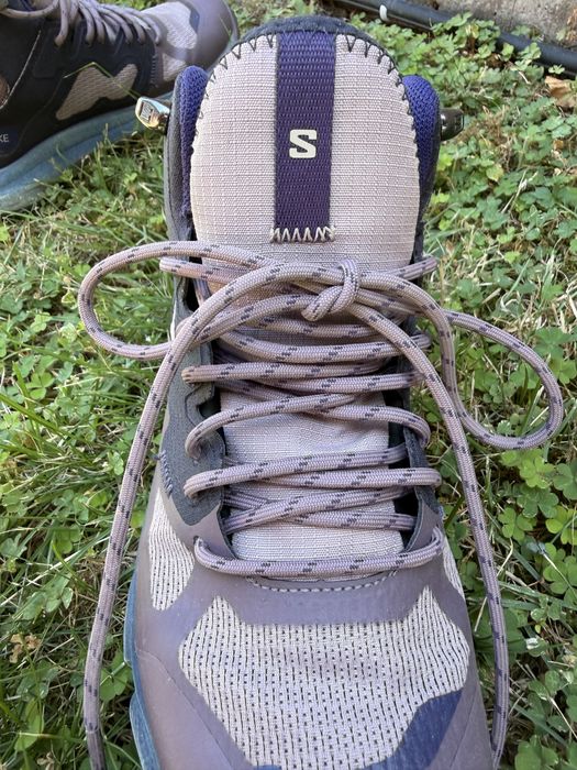 Дамски туристически обувки Salomon Predict Hike MID GTX - quail/nisk