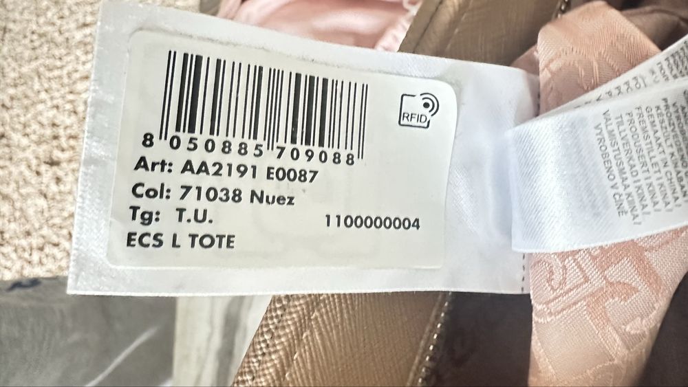 Geantă Liu Jo Tote Bej – Set Complet (Eșarfă + Dustbag) – Preț Redus