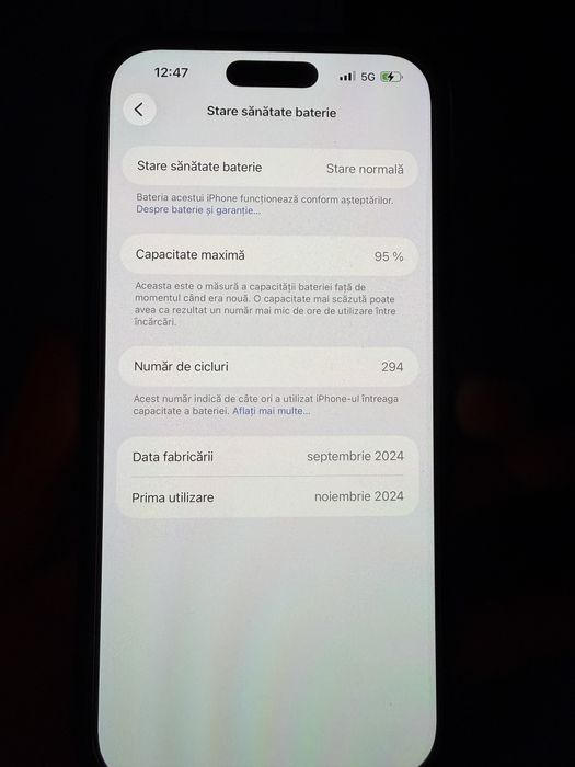 iPhone 16 pro max 256GB in GARANTIE cu factura