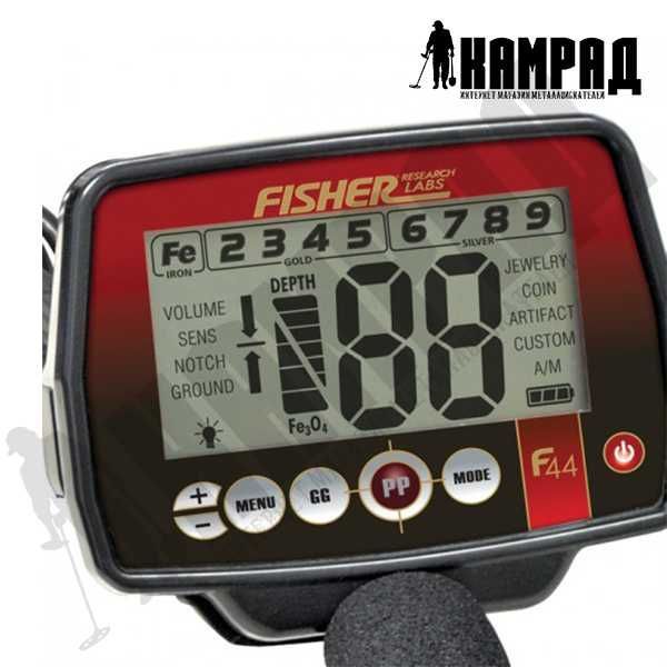 Металлоискатель Fisher F44 DD