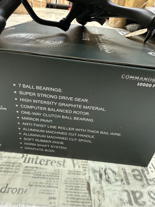 Set 4 Mulinete Eastshark COMMANDER CARP 10000 7+1RULMENTI NEW 2025