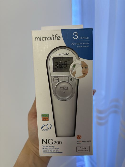 Инфрачервен безконтактен термометър Microlife NC 200