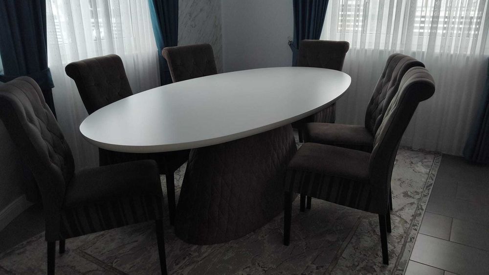 Vând masa set cu 6scaune