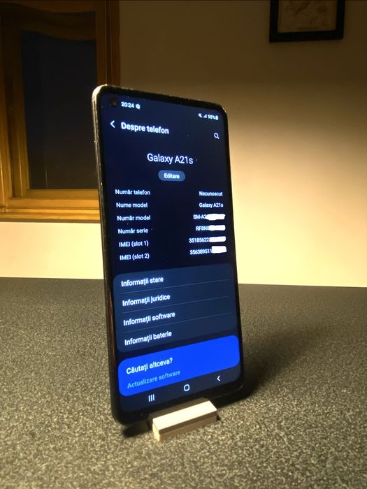 Samsung A21s stare foarte buna 32gb + 64gb card