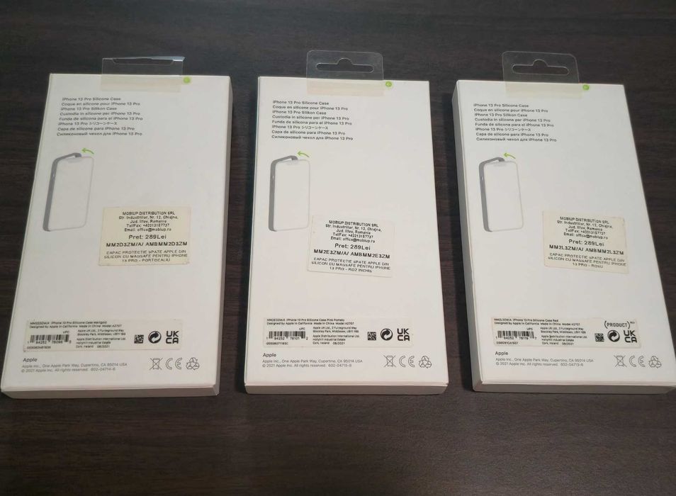 Husa silicon originala Apple Silicone Case Magsafe iPhone 13 Pro