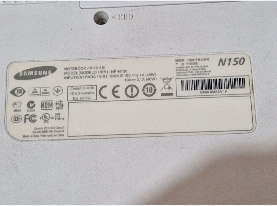 Laptop Samsung funcțional, lipsa butonul de pornire