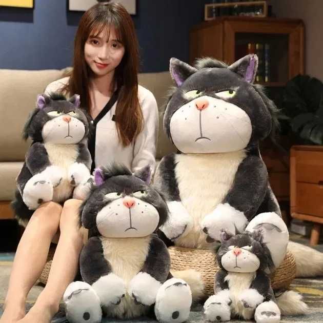 Мягкая Игрушка Кот Люцифер 30см Большая Плюшевая - ПОДАРКА