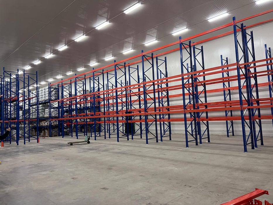 НОВИ и ИЗПОЛЗВАНИ палетни стелажи за склад