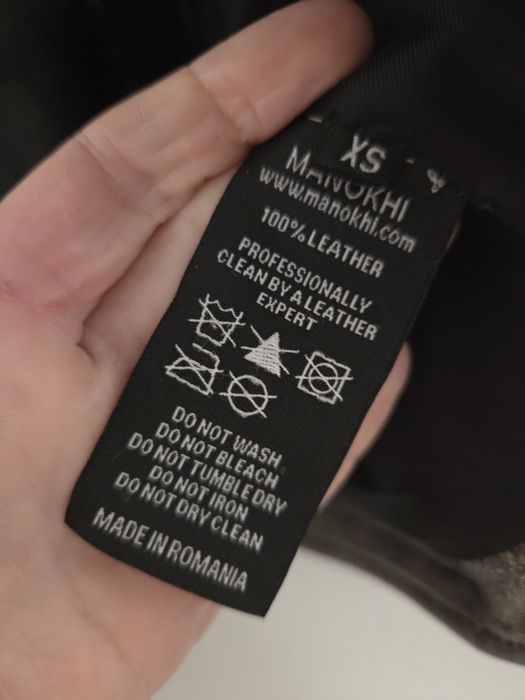 Geaca de piele Manokhi Oversized