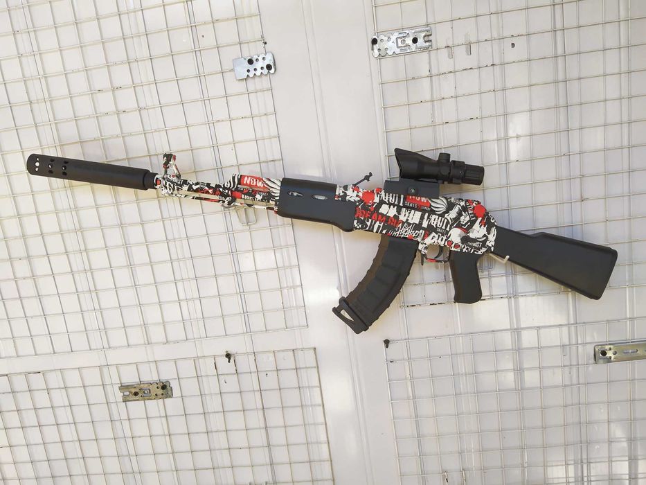 Игрушечный Гидрогеловый автомат ак47