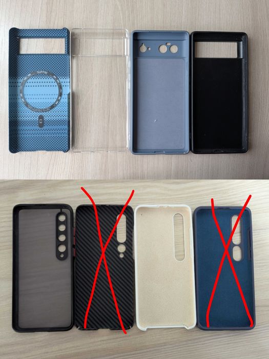 Чехлы для Pixel 6 и Xiaomi Mi 10/10 Pro