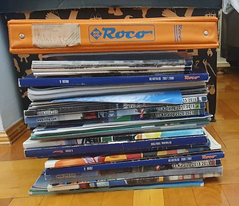Lot cataloage scara g, ho, h0, tt, n, z