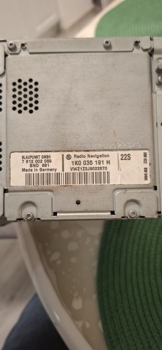 Media payer/radio/ unitate cd/ casetofon vw passat cc 2009 mp3 radio