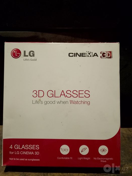 3D очки LG 4 штуки