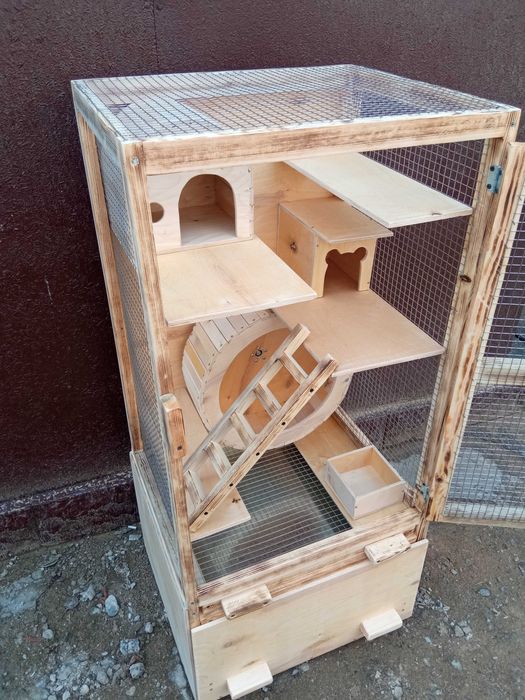 Клетка для шиншилл с ящиком
