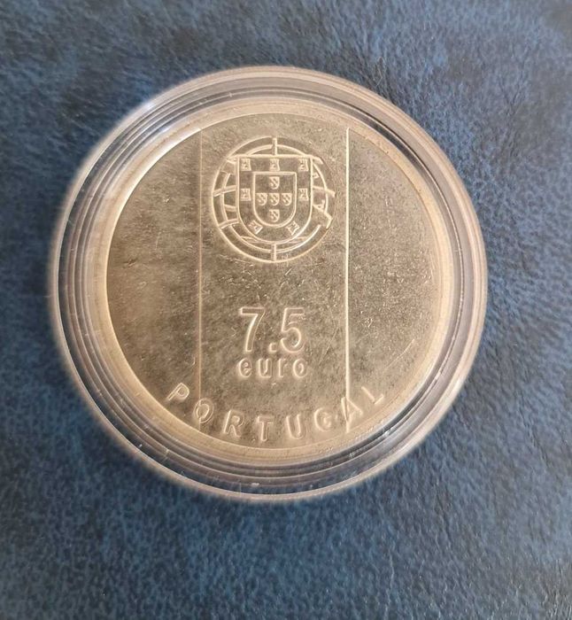 Сребърни монети Португалия 7,5 евро архитектура комплект 3 броя