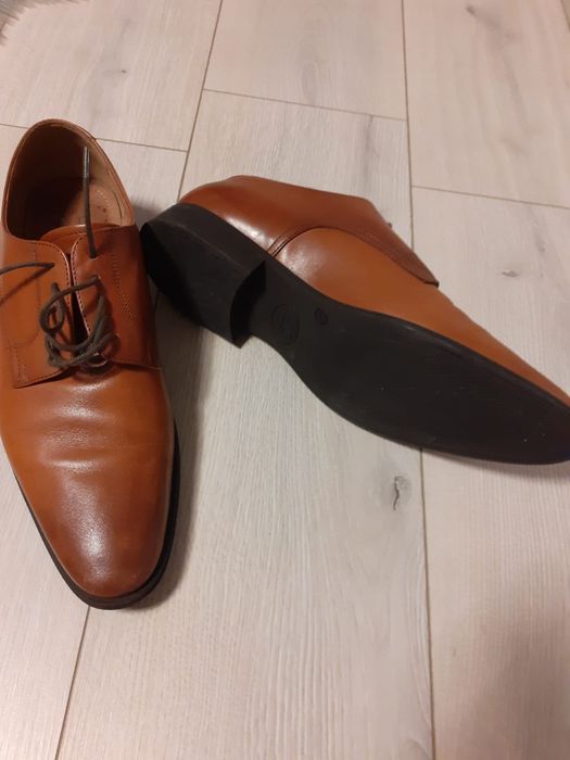 Pantofi de piele maro Ana Cori, mărimea 41,