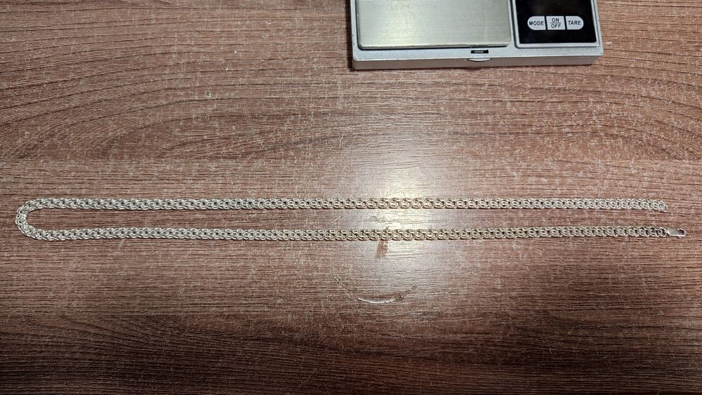 Цепи серебро б/у после полировки
