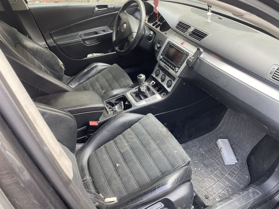 Passat b6 2.0 BMP bara fata grila frontala aripi faruri interior fete usi stopuri portiere capota bara spate kit airbag (plamse bord+centuri)