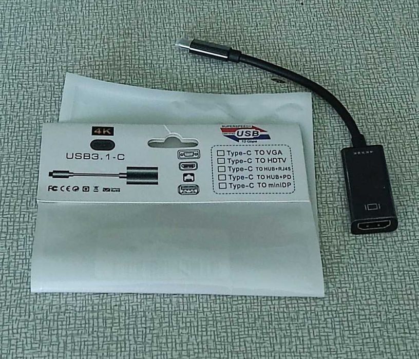 Адаптер-конвертер Type-C в HDMI