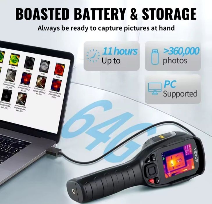 vevor camera termica cu laser noua