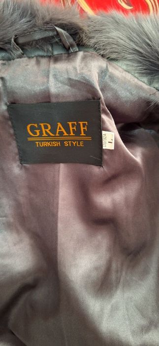 Жилет из натурального меха(кролик)+ кожа. Турция